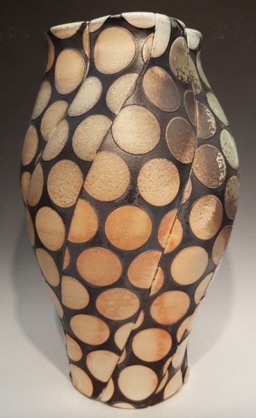 Polka Dot Vase - Material: Wood-Fired Porcelain