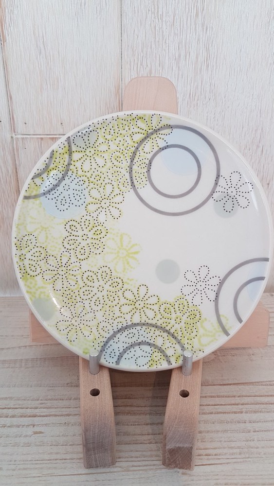 Handmade Porcelain Plate V - Small Salad or Dessert Plate