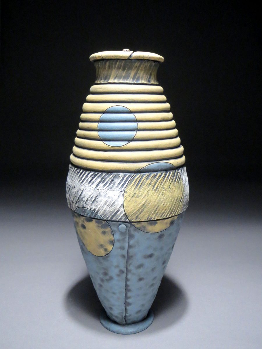 Denim Vase