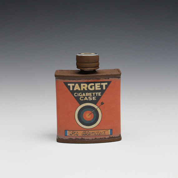Target' Small Flask - Title : Target" Small Flask