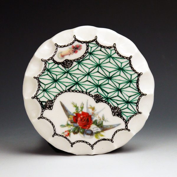 Keks Tellerchen (cookie plate), handpainted porcelain