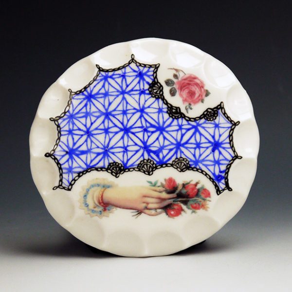 Keks Tellerchen (cookie plate), handpainted porcelain