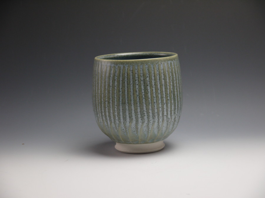 Lilac Speckled Yunomi