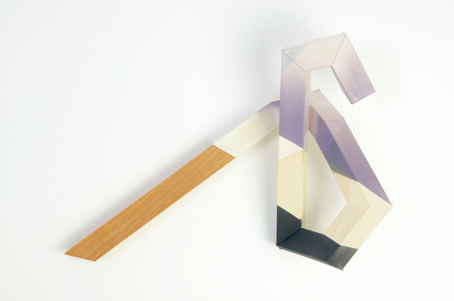"Yuba", 2017 - ceramic and wood -17 x 14 x 6