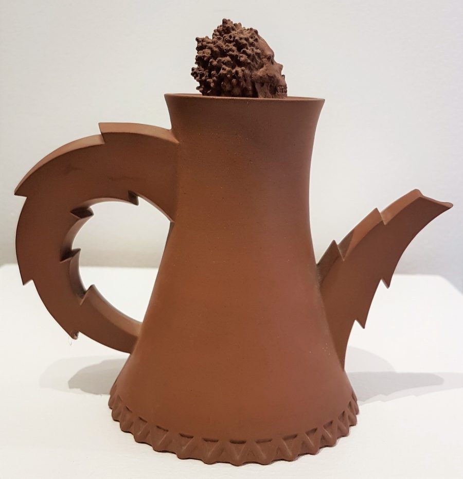 Cooling Tower Teapot #II - Title: Cooling Tower Teapot #II