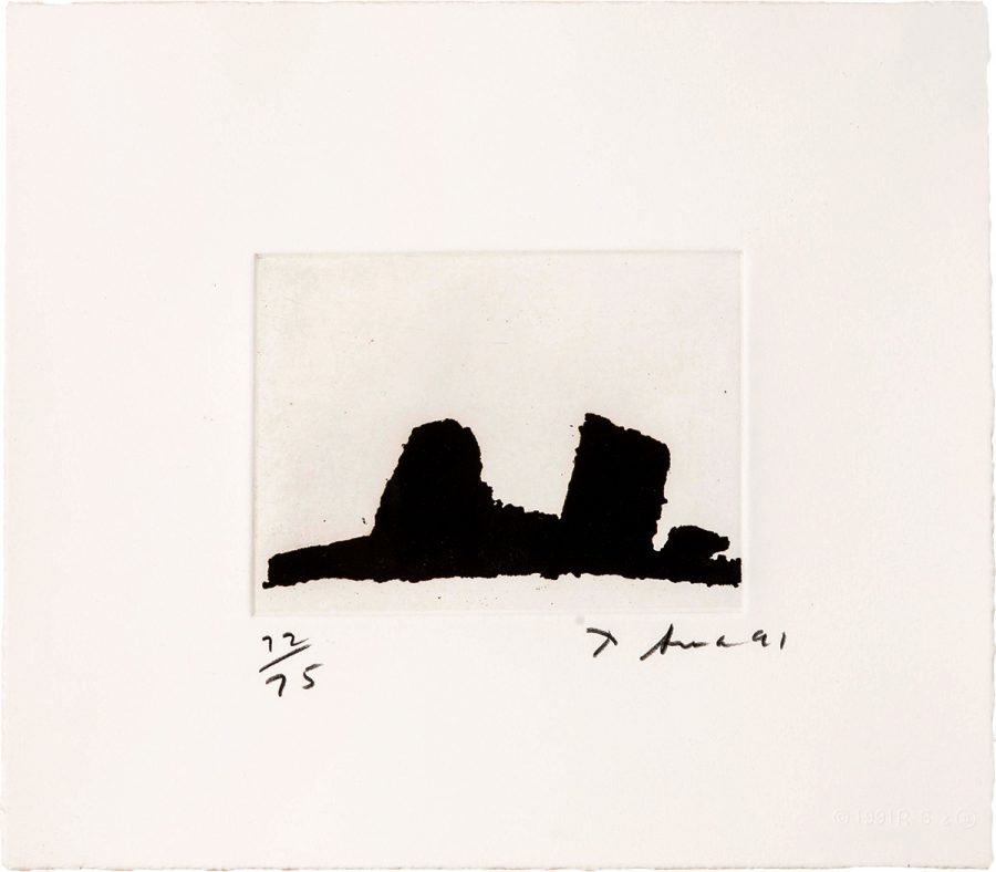 Videy Afangar #2 (from Videy Afangar Series) - Richard Serra (American