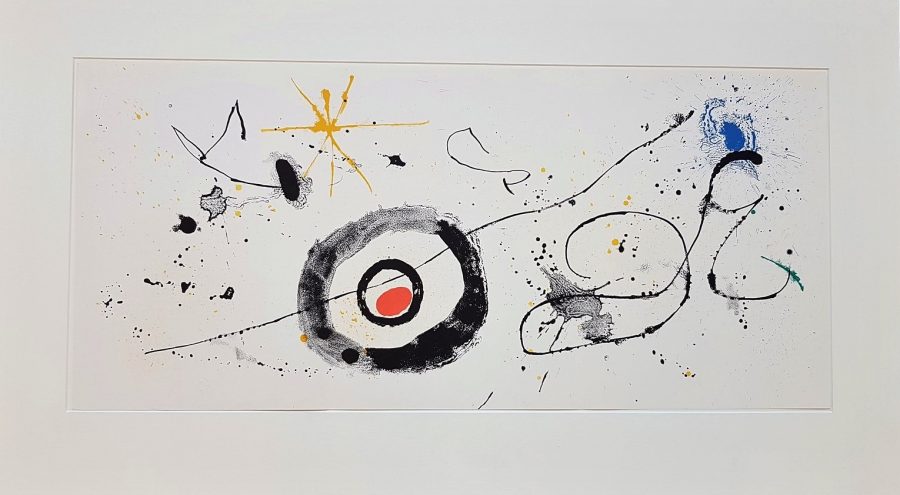 Abstract Composition (One plate from Derrière le Miroir no. 128: Peintures Murales de Miró )