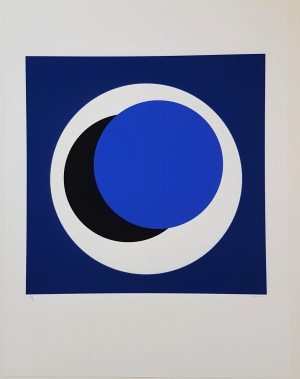 Blue Circle (Cercle bleu) - Geneviève Claisse