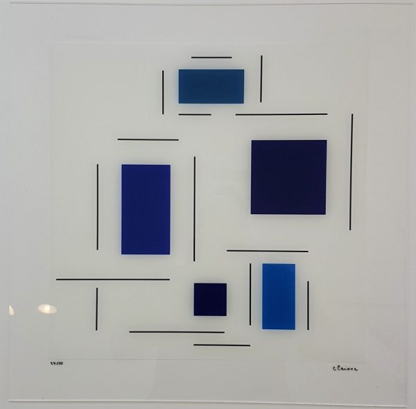 Untitled (Blue) - Geneviève Claisse