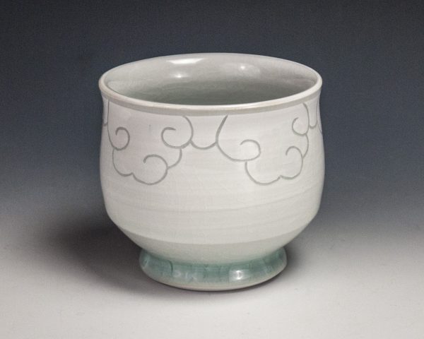 Sgraffito Cloud Cup -  - by Steven Young Lee