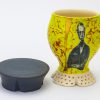 Title: Lithograph printed cup with stand