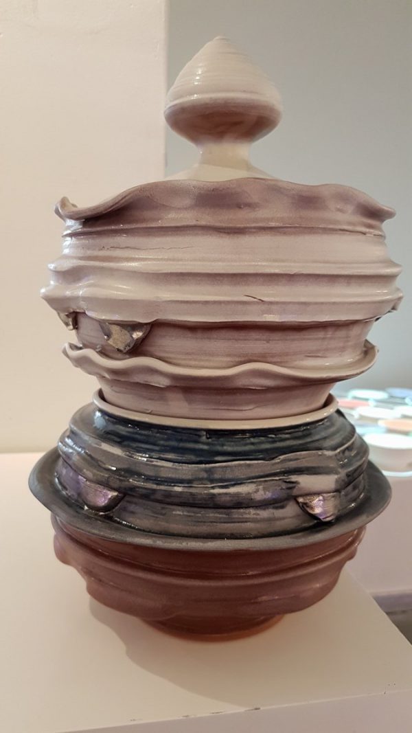 Covered Jar - Materials : Terracotta