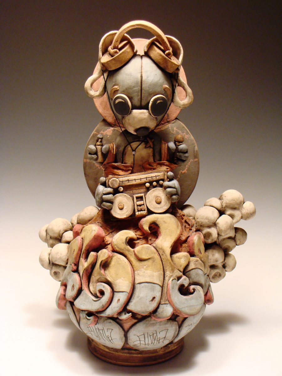 Sarasuati Buddha Buddy - Ceramic