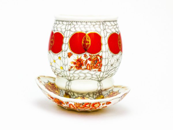 Cup with Saucer Set “Red” - Cup with Saucer Set “Red”