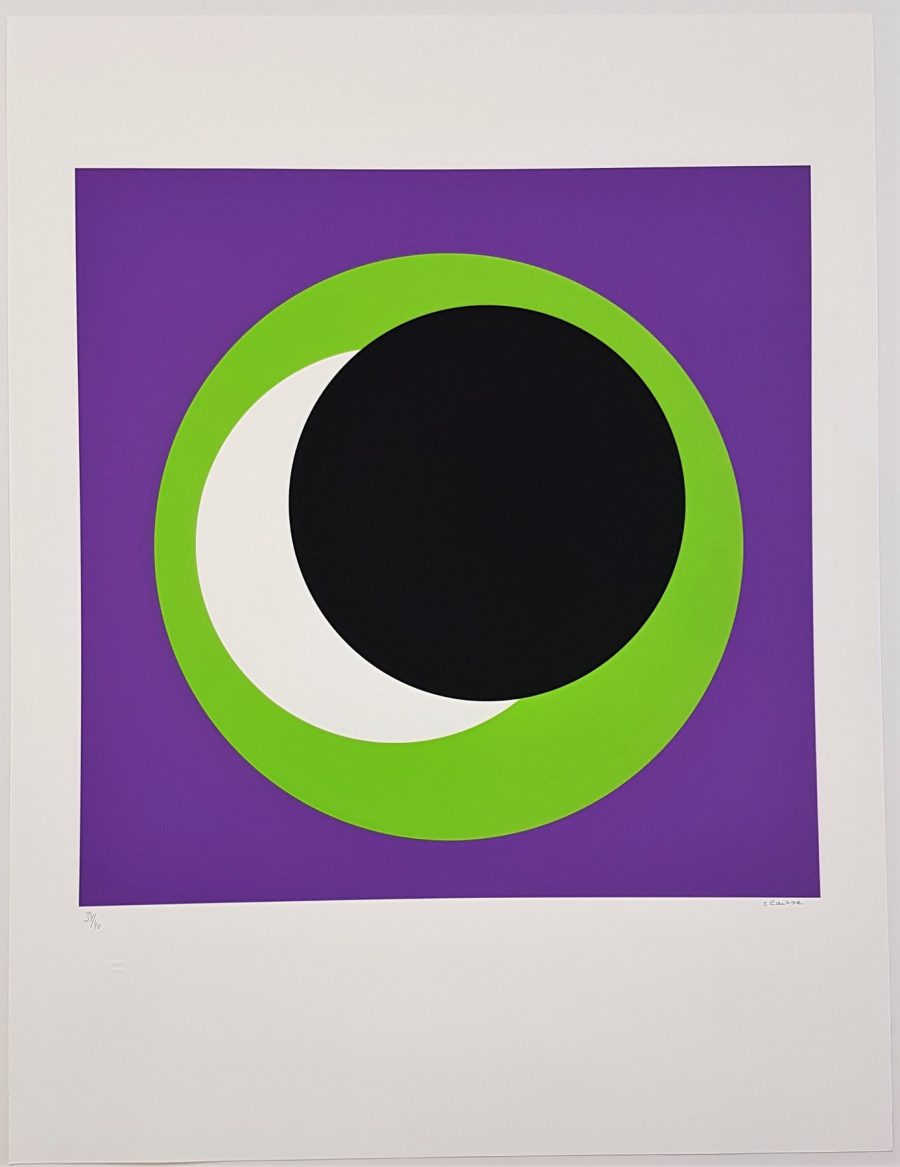 Black and Green Circle - Geneviève Claisse
