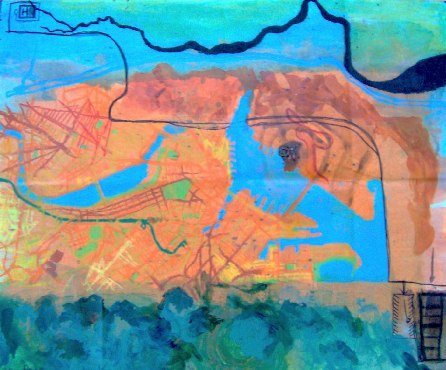 Map from Home to Kaz’s Gallery