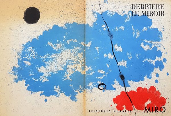 One plate from Derriere le Miroir no. 128: Peintures Murales de Miro - Joan Miró