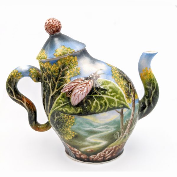 Teapot - Floral Design - Kurt Weiser
