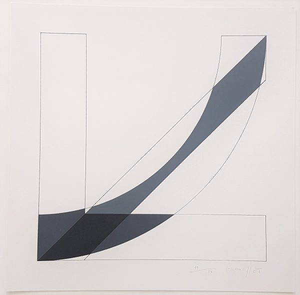 Concrete Geometric Abstract Composition - Gottfried Honegger (1917-2016