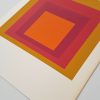 Screenprint in brilliant Colors on strong wove paper double folded