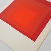 Screenprint in brilliant Colors on strong wove paper double folded