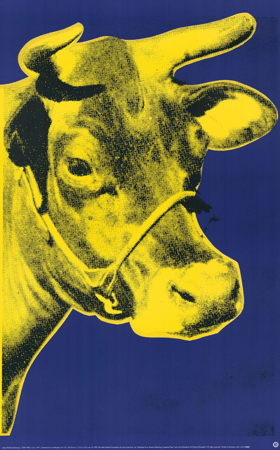 Cow (yellow) - Andy Warhol (after)