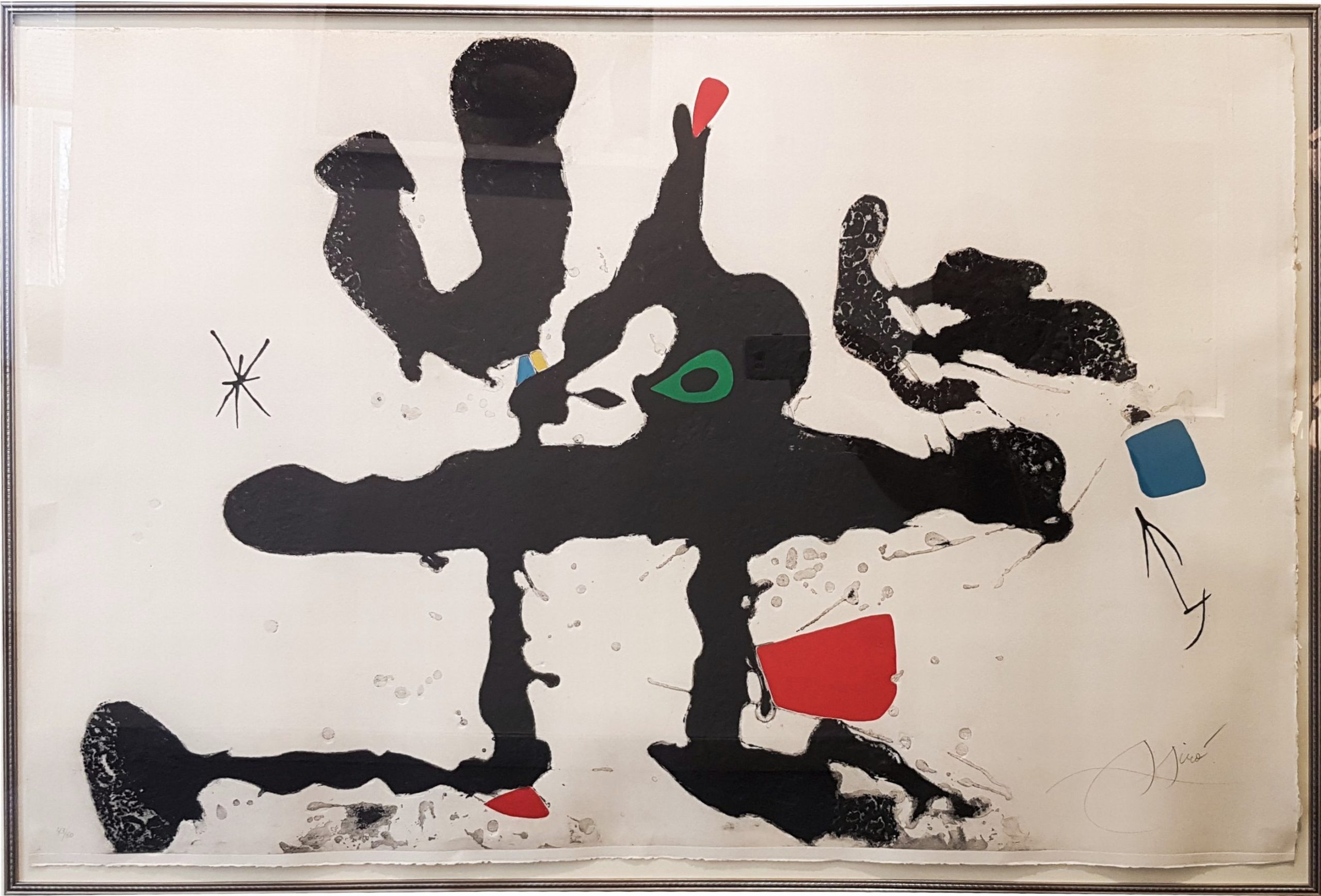Etching and Aquatint and Carborundum in Colors on Guarro Paper wove paper