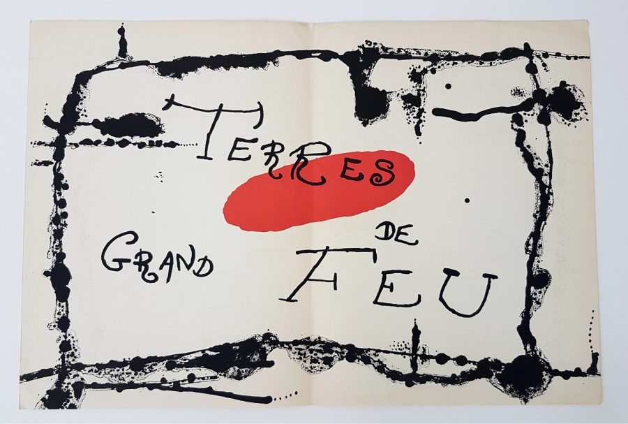 Terres Grand de Feu (slightly aged) - Joan Miro