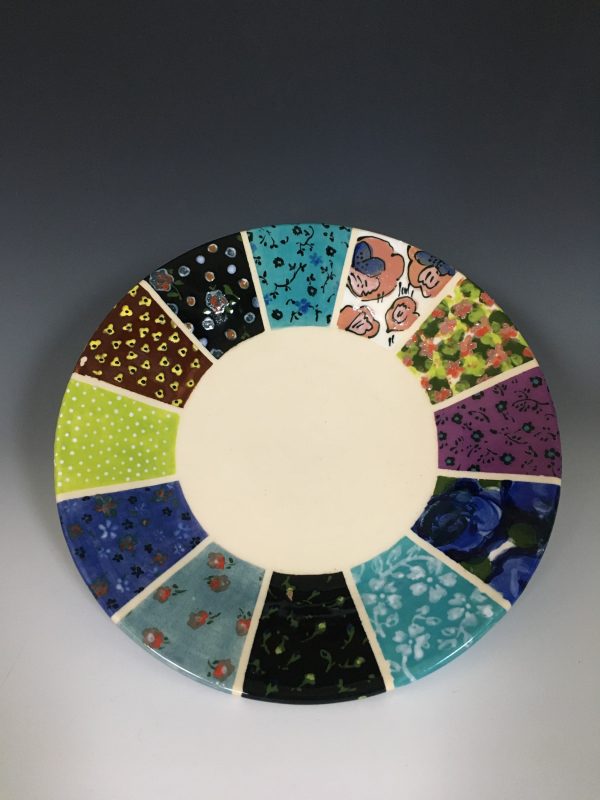 Twelve Pattern Plate - Rachel Hubbard Kline