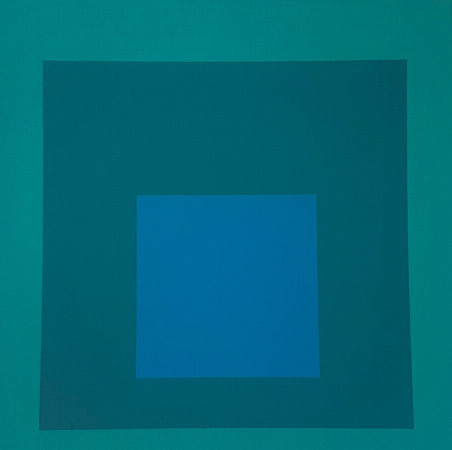 Blue Reminding - Josef Albers