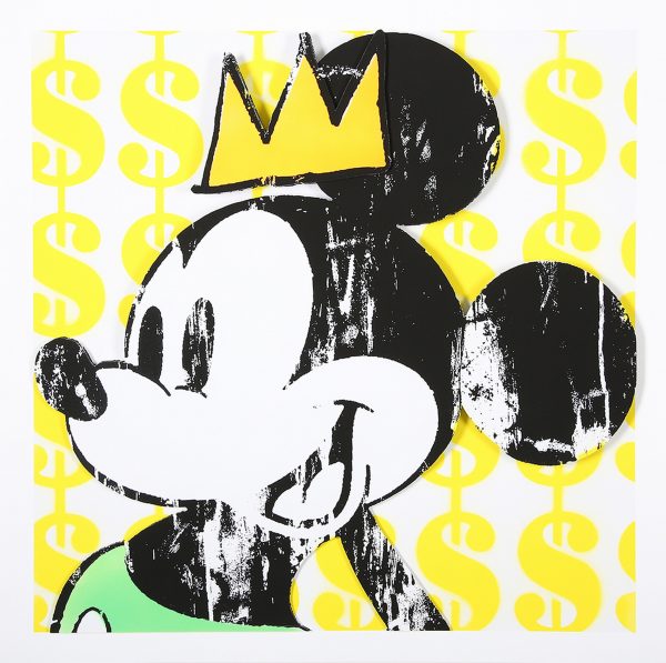 King Mickey with Basquiat Crown - Ben Allen