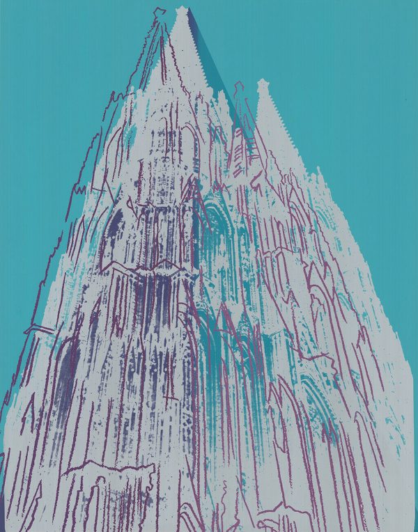 Cologne Cathedral (Teal) - Jurgen Kuhl
