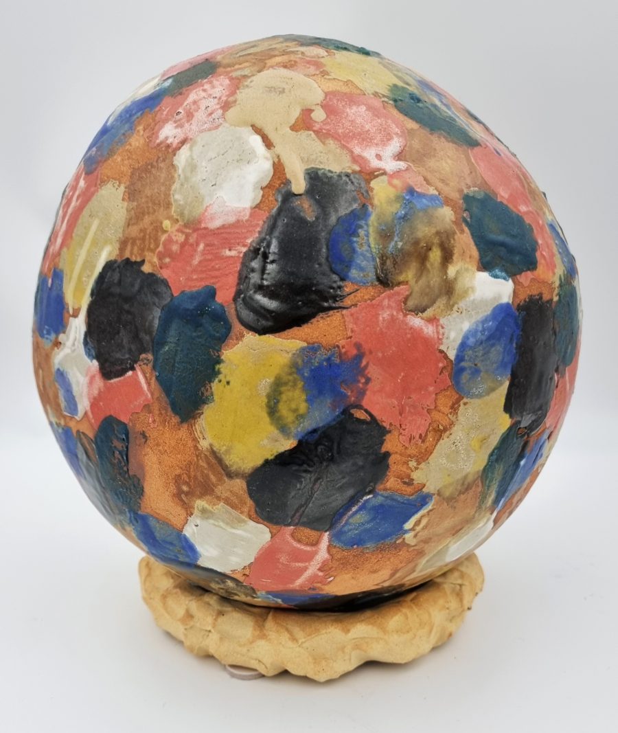 Untitled Sphere (multi-color) - Carol Fleming