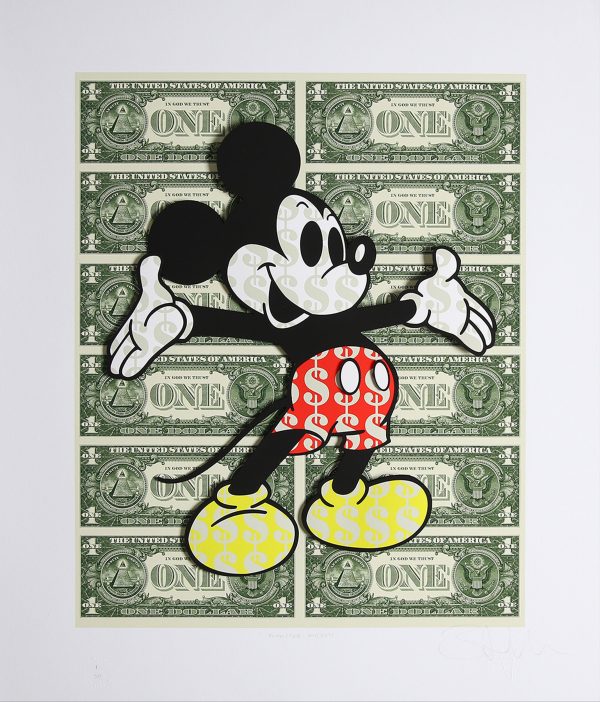 Dollar Mickey (Green) - Ben Allen