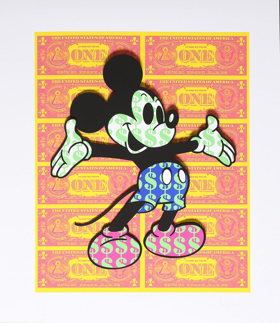 Dollar Mickey (Orange)