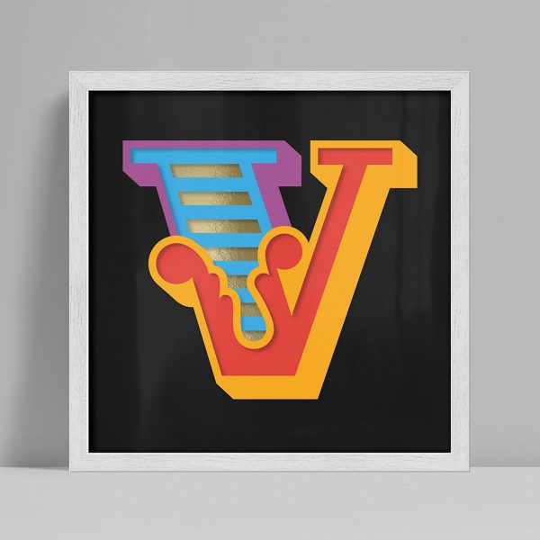 V - UV Print on 3 Layer Perspex