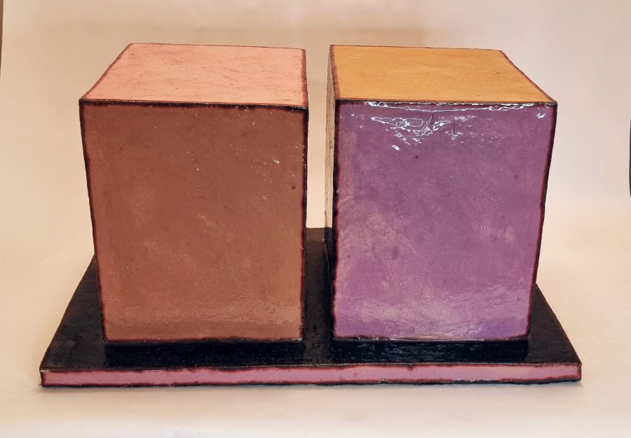 Two Cubes - Jun Kaneko