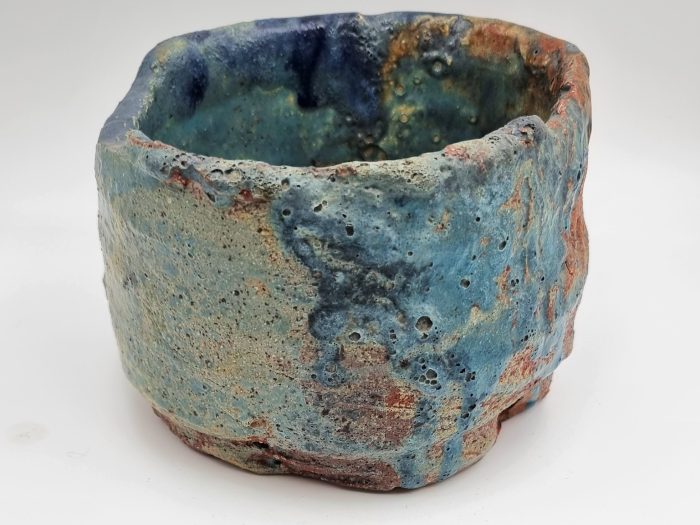 Large Teabowl (blue glaze) - Peter Voulkos