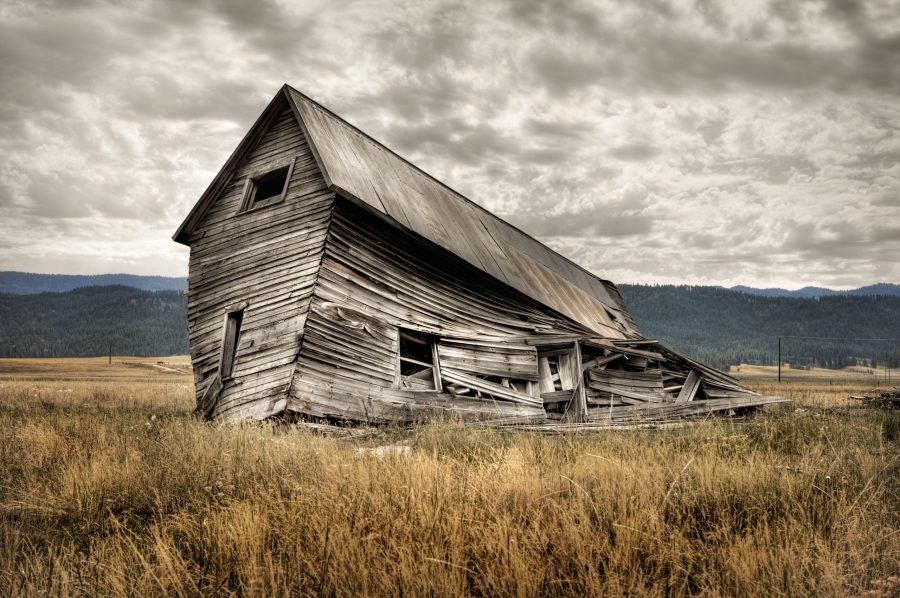 Collapsing  Barn Oregon - Nick Vedros