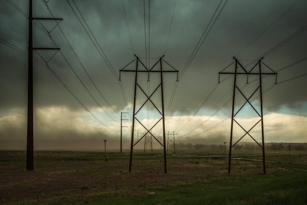 Powerlines Storm Brewing