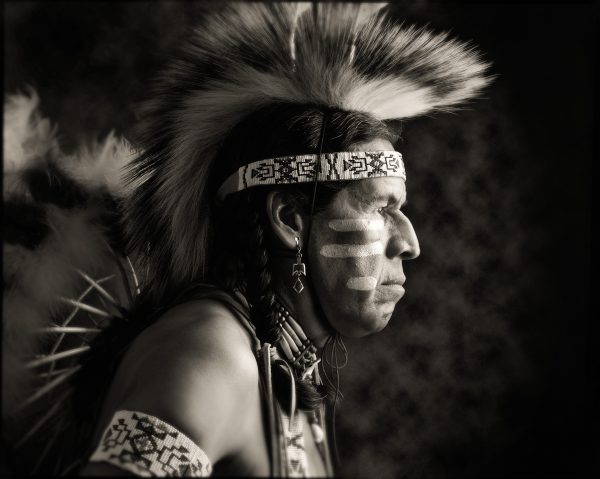Potawatomi Indian Black & White - Nick Vedros