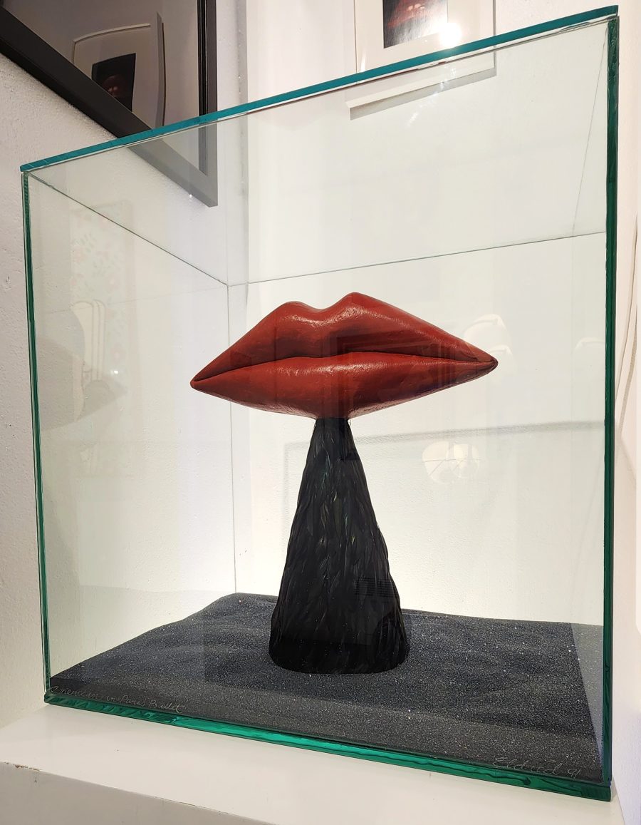 Lip Sculpture by Dale Eldred