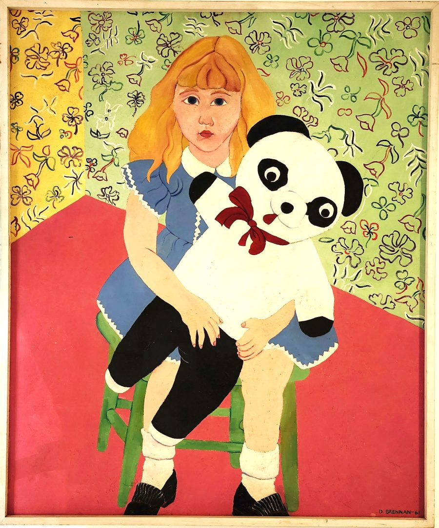 Girl with Teddy Bear