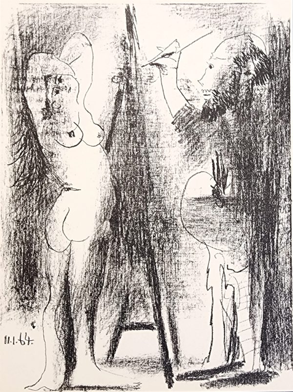 Le Peintre et son Modele - Pablo Picasso