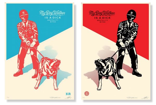 Sadistic Dog Walker (Diptych)