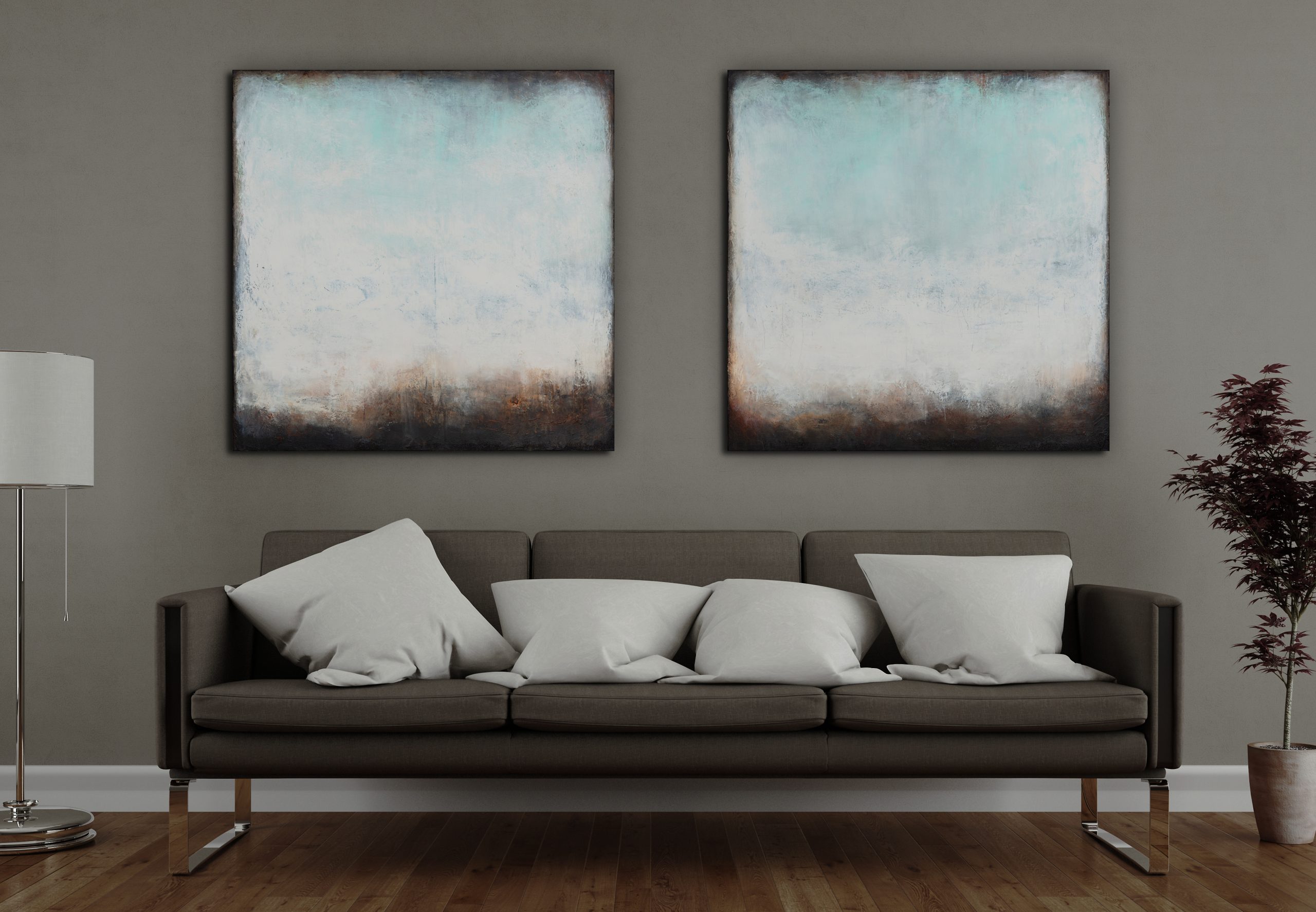 *comes framed on stretcher ready to hang with sides painted black - by Lukaszs Olek