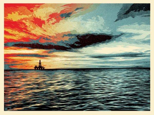 Sunset As The Fall Approaches - Shepard Fairey
