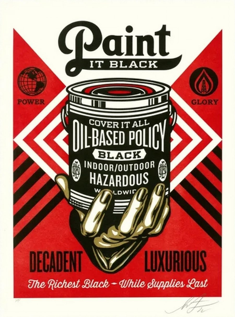 Paint it Black Letterpress