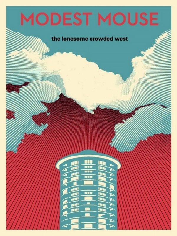 The Lonesome Crowded West Tower - Shepard Fairey