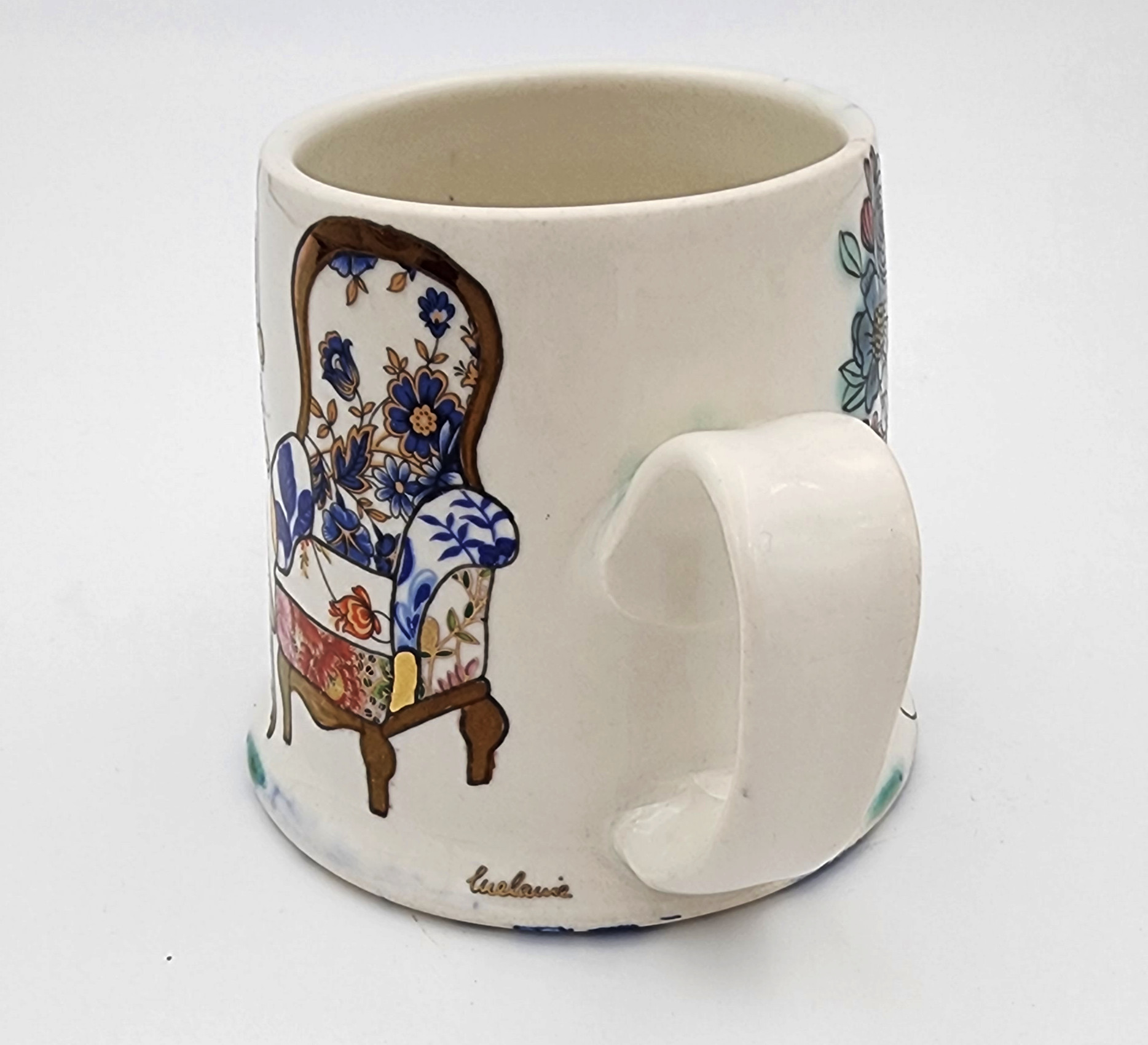 Cup with Interior II (Hand-Painted